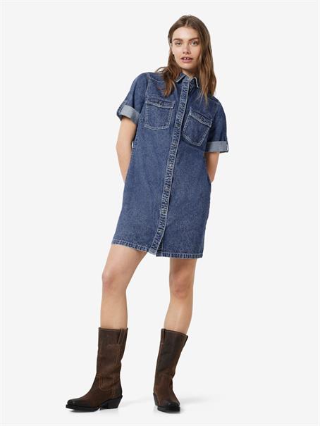 NMNEW SIGNE S/S DENIM DRESS VI002MB NOOS medium blue denim