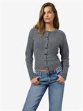 NMNOLA L/S KNIT CARDIGAN FWD medium grey melange