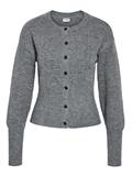 NMNOLA L/S KNIT CARDIGAN FWD medium grey melange