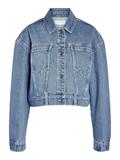 NMRONJA L/S CROP DNM JACKET VI433MB NOOS medium blue denim