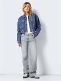 NMRONJA L/S CROP DNM JACKET VI433MB NOOS medium blue denim