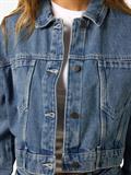 NMRONJA L/S CROP DNM JACKET VI433MB NOOS medium blue denim