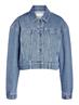 NMRONJA L/S CROP DNM JACKET VI433MB NOOS medium blue denim