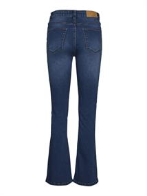 NMSALLIE HW FLARE JEAN VI021MB FWD NOOS medium blue denim