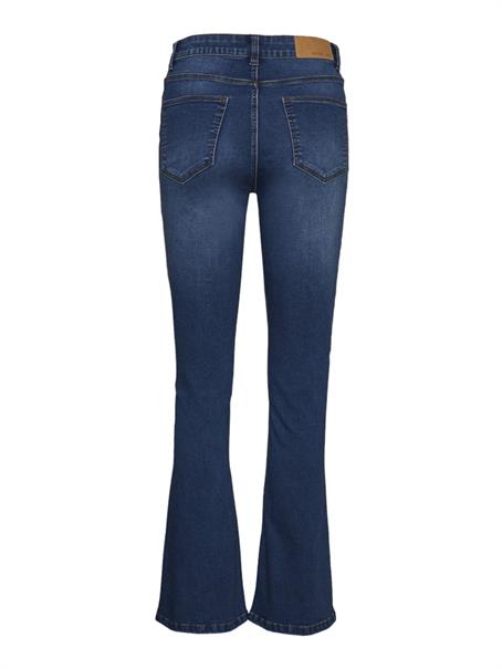 NMSALLIE HW FLARE JEAN VI021MB FWD NOOS medium blue denim