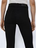NMSALLIE HW FLARE JEAN VI023BL FWD NOOS black