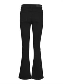 NMSALLIE HW FLARE JEAN VI023BL FWD NOOS black