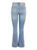 NMSALLIE HW FLARE JEAN VI162LB FWD NOOS light blue denim