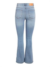 NMSALLIE HW FLARE JEAN VI162LB FWD NOOS light blue denim