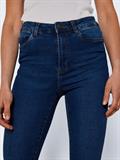 NMSALLIE HW SK FLARED VI021MB NOOS medium blue denim