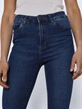NMSALLIE HW SK FLARED VI021MB NOOS medium blue denim