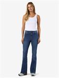 NMSALLIE HW SK FLARED VI021MB NOOS medium blue denim