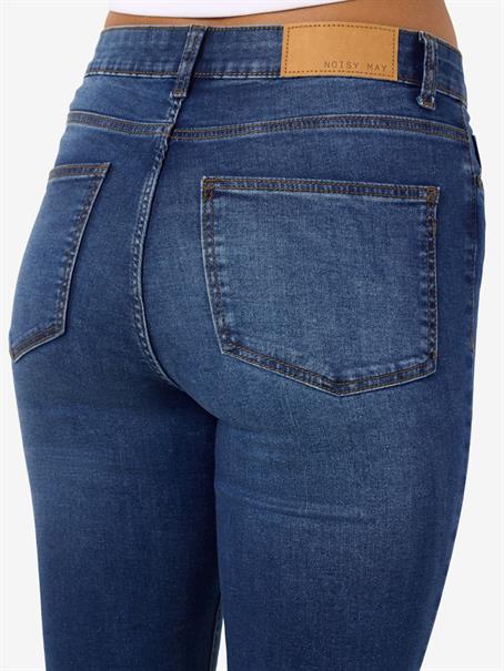 NMSALLIE HW SK FLARED VI021MB NOOS medium blue denim