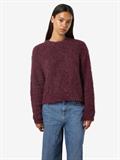 NMSASSY L/S O-NECK KNIT FWD NOOS windsor wine