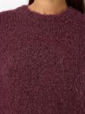 NMSASSY L/S O-NECK KNIT FWD NOOS windsor wine