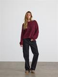 NMSASSY L/S O-NECK KNIT FWD NOOS windsor wine