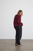 NMSASSY L/S O-NECK KNIT FWD NOOS windsor wine