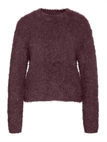 NMSASSY L/S O-NECK KNIT FWD NOOS windsor wine