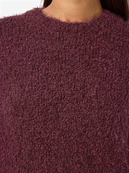 NMSASSY L/S O-NECK KNIT FWD NOOS windsor wine