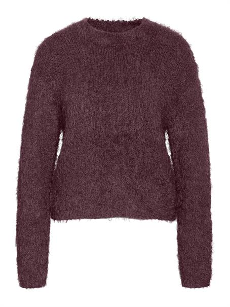 NMSASSY L/S O-NECK KNIT FWD NOOS windsor wine