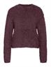 NMSASSY L/S O-NECK KNIT FWD NOOS windsor wine