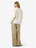 NMSASSY L/S O-NECK KNIT NOOS eggnog