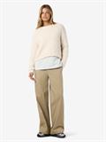 NMSASSY L/S O-NECK KNIT NOOS eggnog