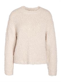NMSASSY L/S O-NECK KNIT NOOS eggnog