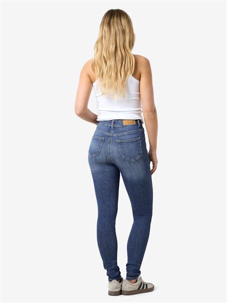 NMSATTY HW SKINNY JEANS AZ347MB NOOS medium blue denim
