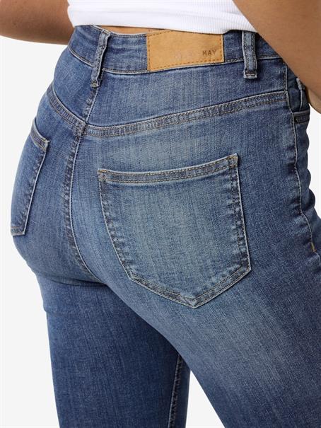 NMSATTY HW SKINNY JEANS AZ347MB NOOS medium blue denim