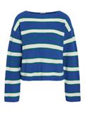 NMSERENA L/S BOATNECK KNIT FWD DD dutch blue