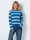 NMSERENA L/S BOATNECK KNIT FWD DD dutch blue
