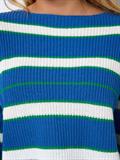 NMSERENA L/S BOATNECK KNIT FWD DD dutch blue