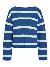 NMSERENA L/S BOATNECK KNIT FWD DD dutch blue