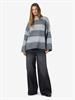NMSUTTON L/S OVERSIZED KNIT FWD NOOS light grey melange
