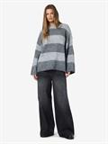 NMSUTTON L/S OVERSIZED KNIT FWD NOOS light grey melange