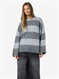 NMSUTTON L/S OVERSIZED KNIT FWD NOOS light grey melange