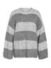 NMSUTTON L/S OVERSIZED KNIT FWD NOOS light grey melange