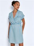 NMVERA S/S ENDI TENCEL DRESS FWD S* light blue denim
