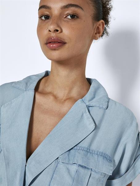 NMVERA S/S ENDI TENCEL DRESS FWD S* light blue denim