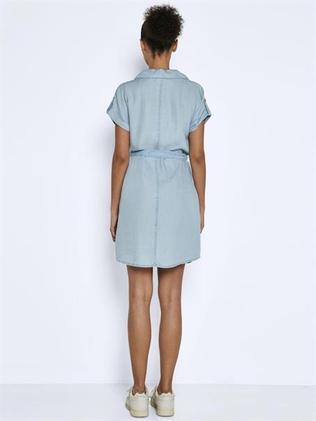 NMVERA S/S ENDI TENCEL DRESS FWD S* light blue denim