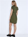 NMVERA S/S ENDI TENCEL DRESS FWD S* olive night