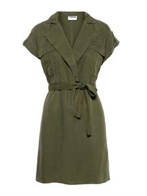 NMVERA S/S ENDI TENCEL DRESS FWD S* olive night