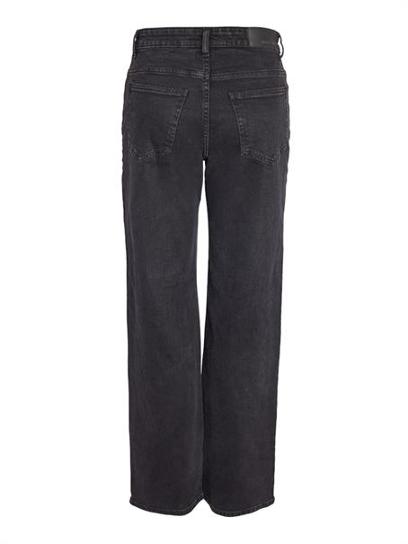 NMYOLANDA MW WIDE STR BLACK NOOS black denim