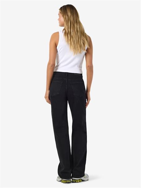 NMYOLANDA MW WIDE STR BLACK NOOS black denim