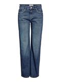 NMYOLANDA NW WIDE LEG STUD JEANS AZ308MB medium blue denim