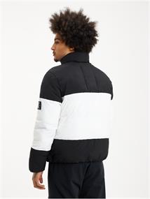 NON-DOWN COLORBLOCK PUFFER ck black