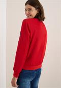 Nylon-Look Blouson fiery red