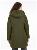 NYLON MIX PADDED PARKA army green