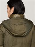 NYLON MIX PADDED PARKA army green